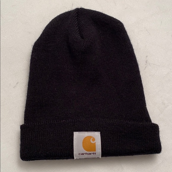 Carhartt black beanie hat OS